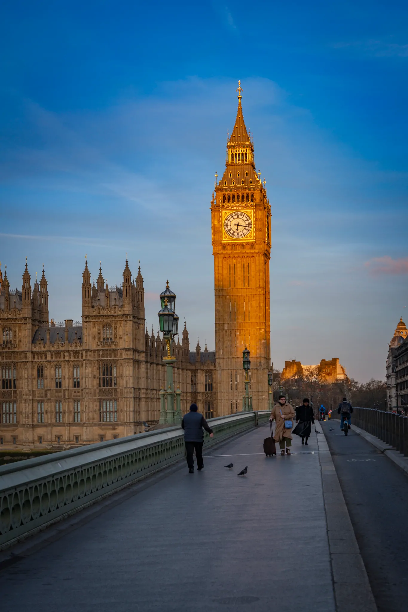 big ben at dawn