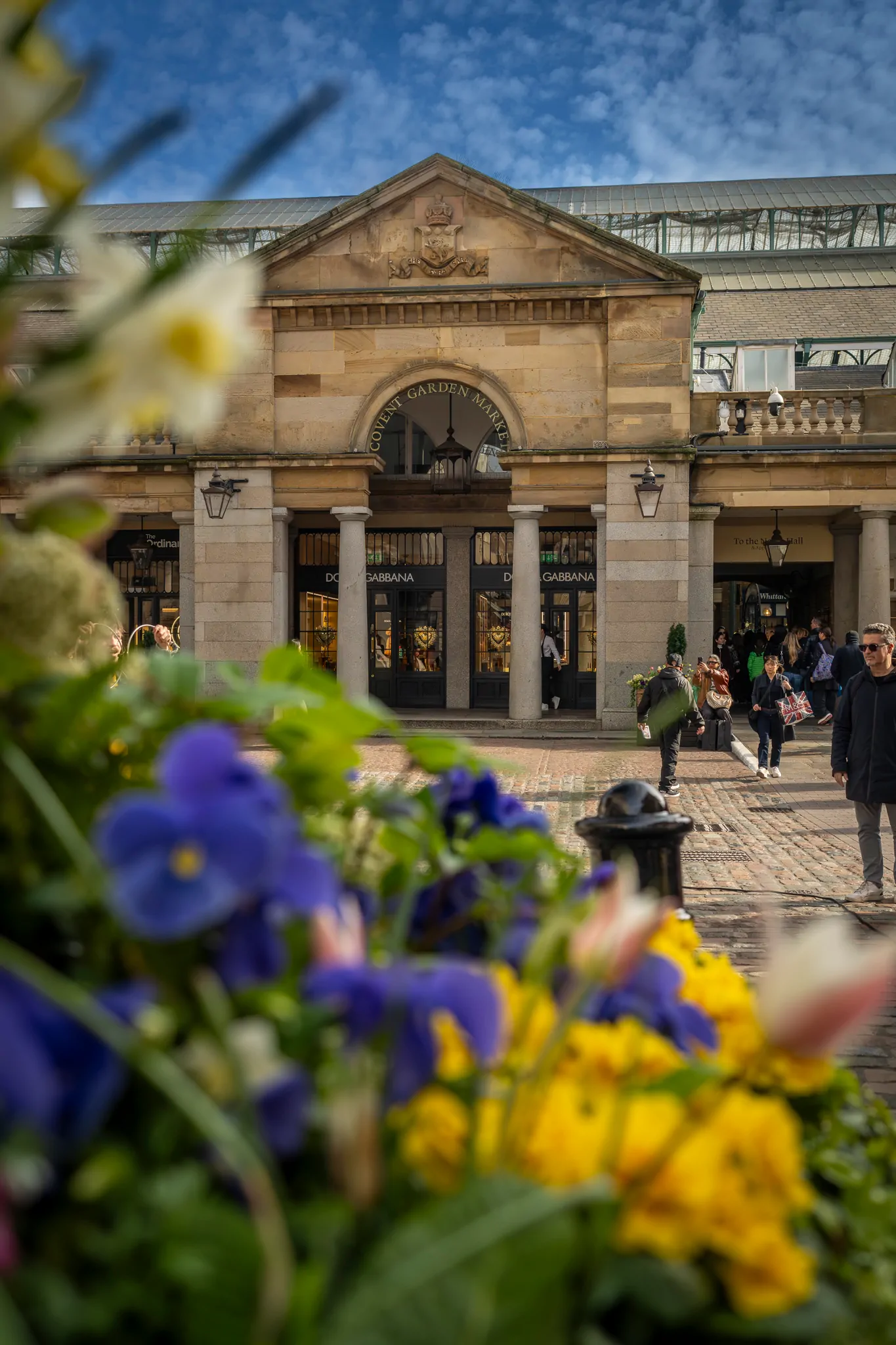 Covent Garden with flowers