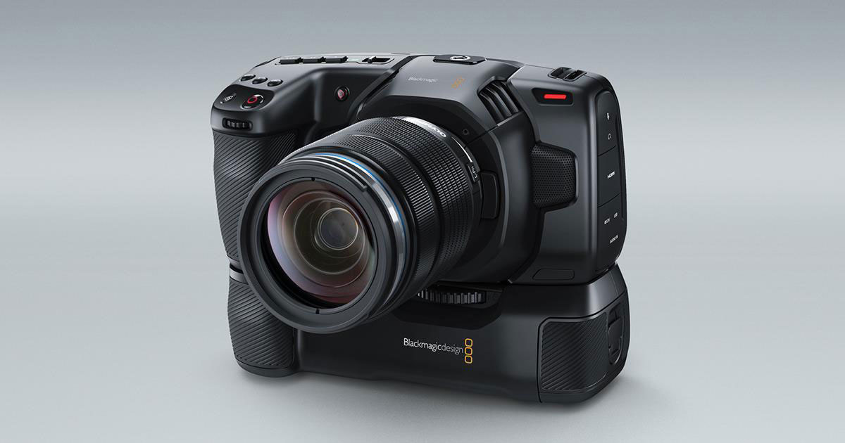 Blackmagic Design announces Blackmagic Pocket Cinema Camera Battery Grip