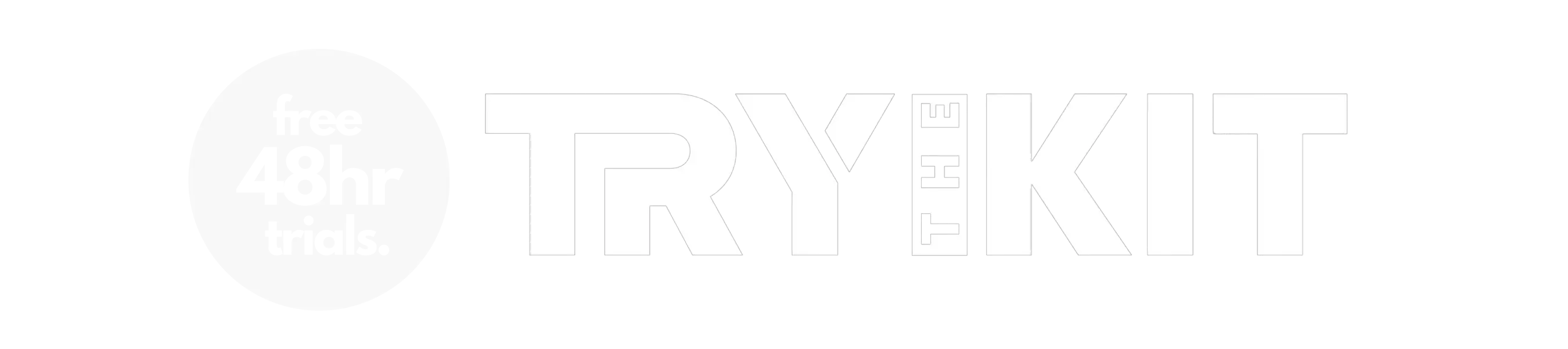 Try The Kit White Logo