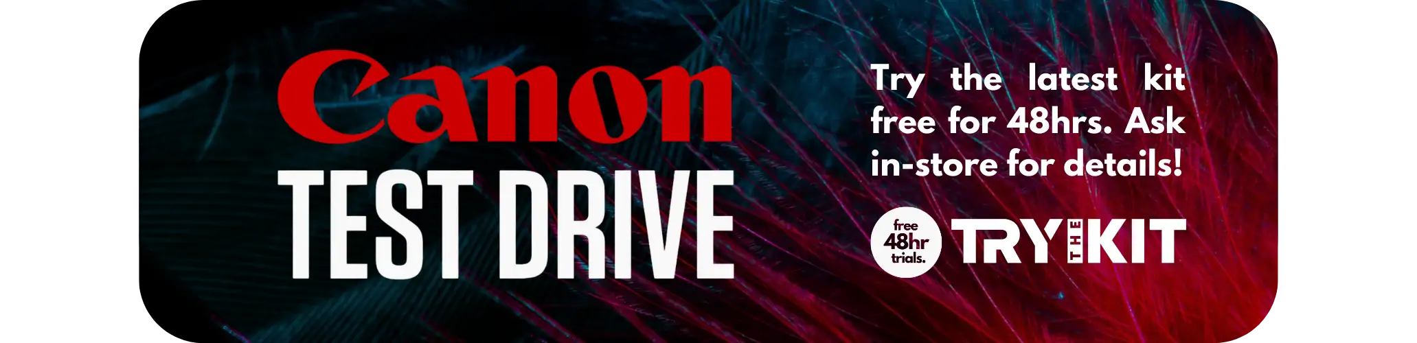 Canon Test Drive Try The Kit sticker