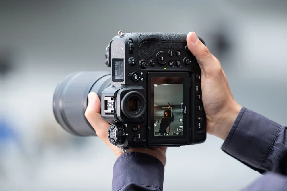 Nikon Z9 with FTZ II adapter – Nikon’s mirrorless flagship for professional stills work